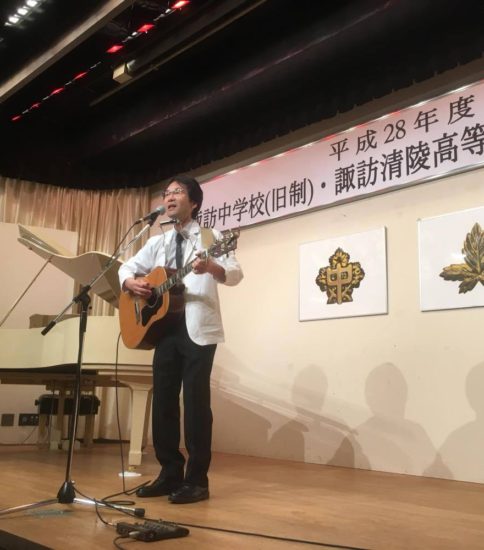 母校の同窓会のアトラクションで