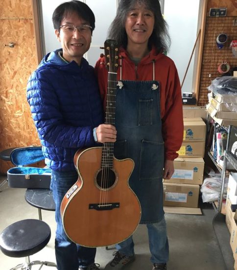 ギターの修理をしていただきました！