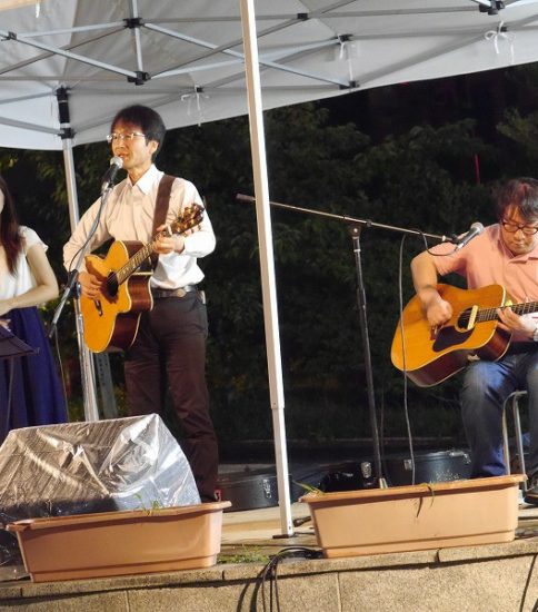 浅間温泉夕市ライブ♪